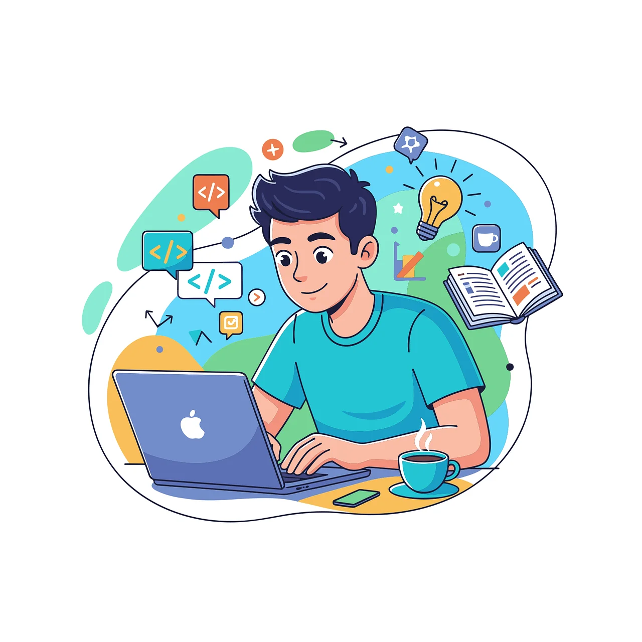 A stylized, abstract 'core' or 'nexus' of energy radiating outwards. This central structure is a complex, glowing geometric form, floating within a dark, ethereal void. Data streams and shimmering particles connect from the core to abstract, implied surrounding elements, symbolizing interconnected principles and values. Style: ethereal, profound, abstract, high-concept, symbolizing creation and innovation.